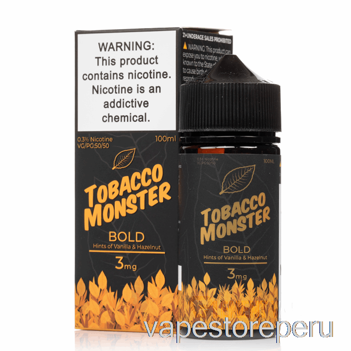 Vape Desechable Negrita - Monstruo Del Tabaco - 100ml 18mg